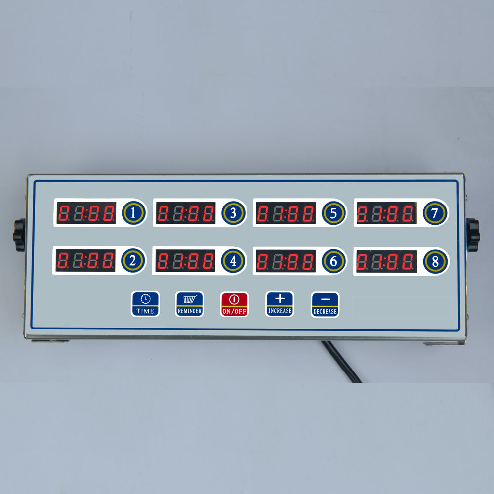 YOOYIST Commercial Kitchen Timer for Restaurants, 8 Channel, Durable,