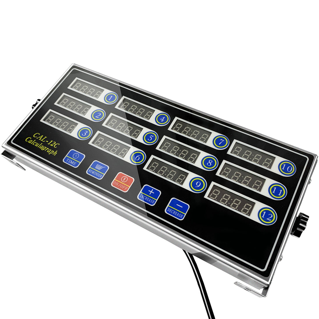 Yoost Timer YOOYIST Commercial Kitchen Timer for Restaurants, 12 Channel, Durable,